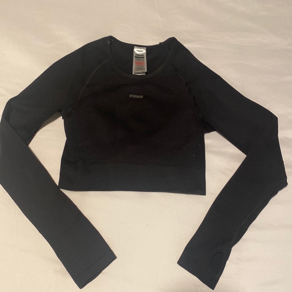 Gymshark long sleeve crop top